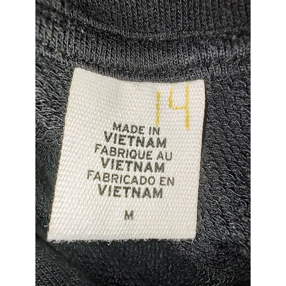 Levi’s Black Hoodie Sweatshirt Women's Medium Red Batwing Logo Graphic Printed - Picture 6 of 11